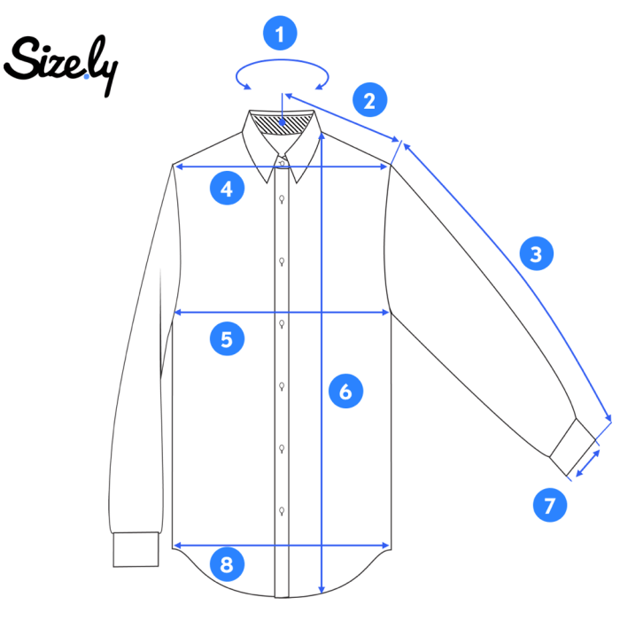 How to figure out mens dress shirt size