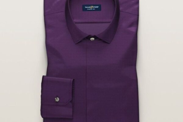 Purple dress shirt women