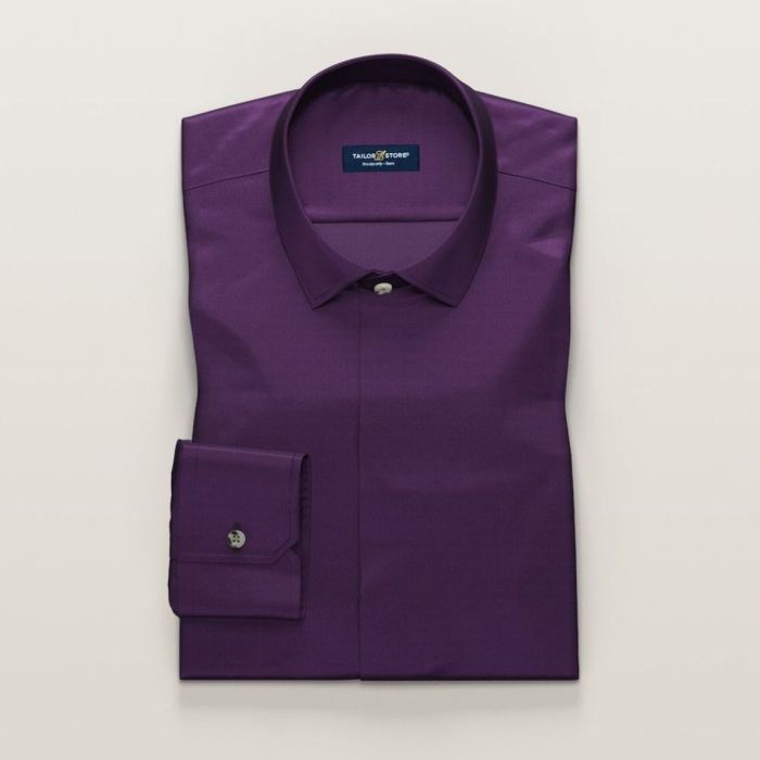 Purple dress shirt women