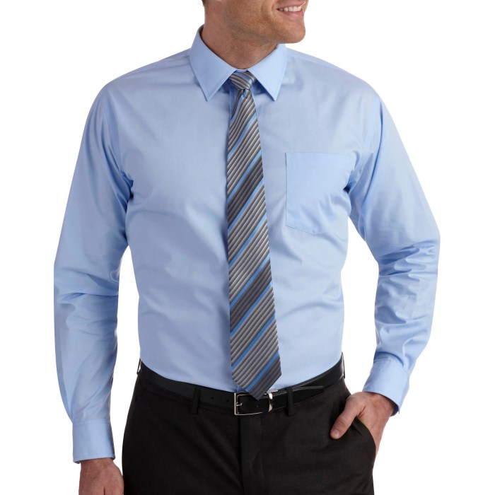 Men dress shirt and tie