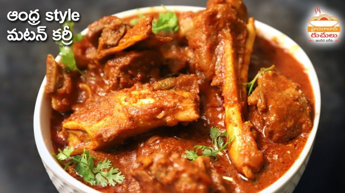 How to cook mutton curry andhra style