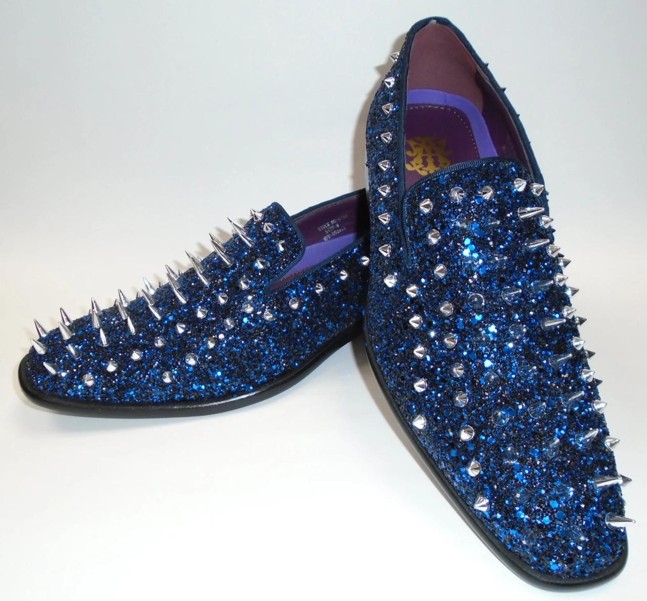 Mens royal blue dress shoes