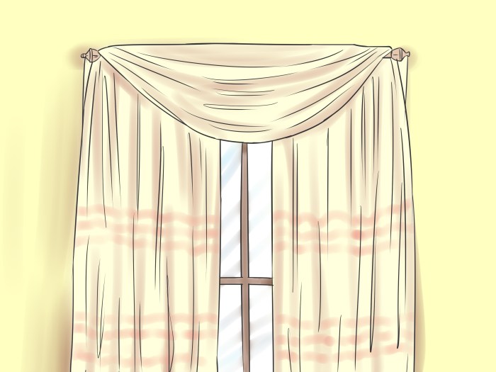 How to make drapes for decoration