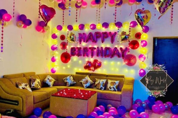 How to decorate small room for birthday