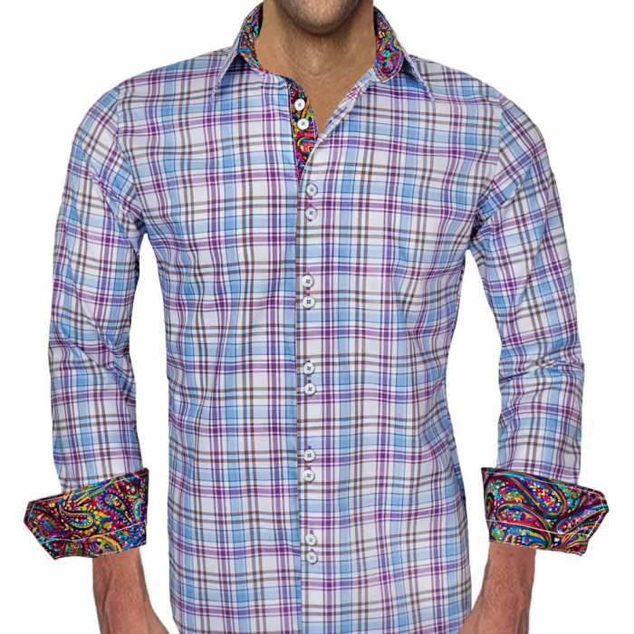 Bright colored mens dress shirts