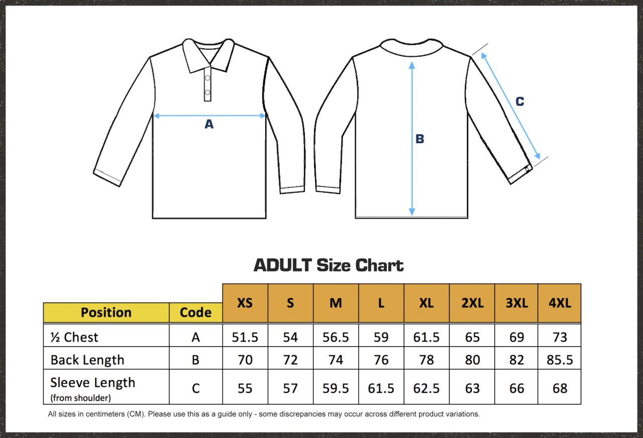 Kirkland mens dress shirt size chart