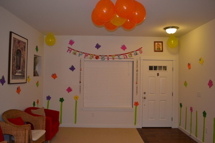 How to decorate small room for birthday