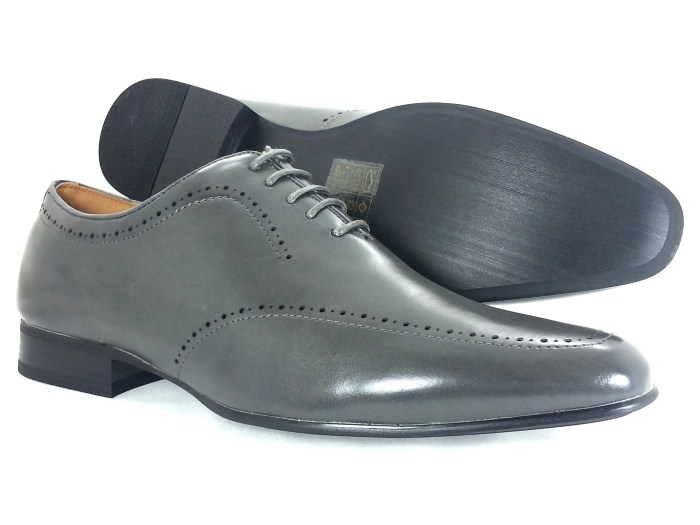 Mens grey dress shoes size 14